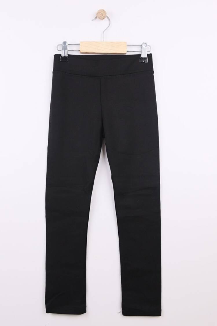 Girls' Bottom Wear - B1 - Düz Kız Tayt 2ip Şardonlu - Brand: LANGA - Women & Kids, Baby Clothes Wholesale - Globality Store