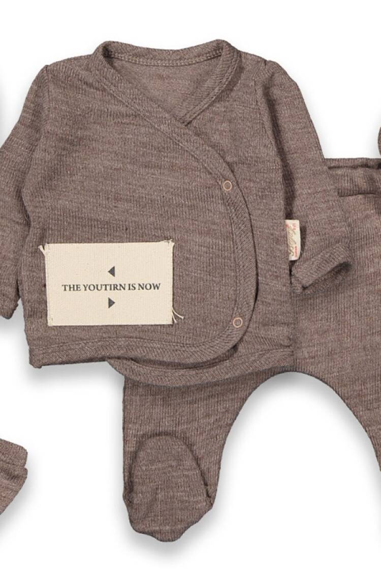 Newborn - B1 - Erkek Bebe 5li Hastane Çıkışı Zıbın Set - Brand: BEYAZ BEBEK - Women & Kids, Baby Clothes Wholesale - Globality Store