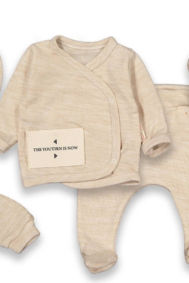 Newborn - B1 - Erkek Bebe 5li Hastane Çıkışı Zıbın Set - Brand: BEYAZ BEBEK - Women & Kids, Baby Clothes Wholesale - Globality Store