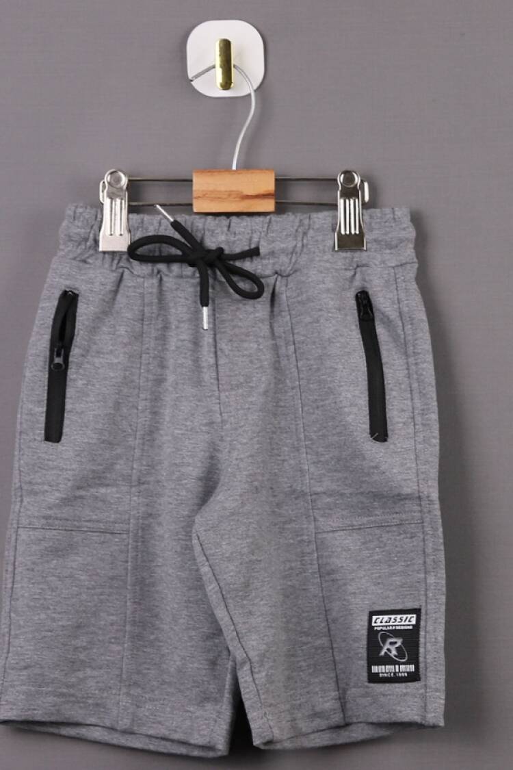 Girls' Suits - B1 - Fermuar Cep Detaylı Erkek Kapri - Brand: CARİBOU - Women & Kids, Baby Clothes Wholesale - Globality Store