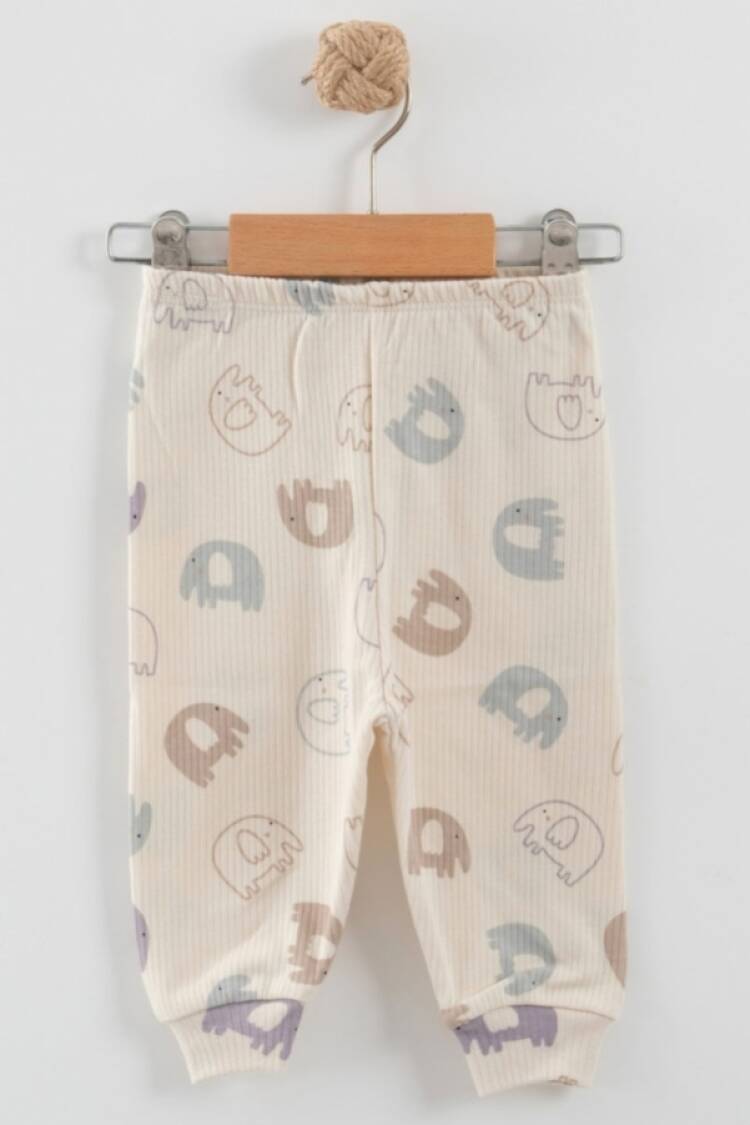 Baby Rompers and Overalls - B1 - Fil Desenli Raporlu Erkek Bebe Alt - Brand: NAYINOM - Women & Kids, Baby Clothes Wholesale - Globality Store