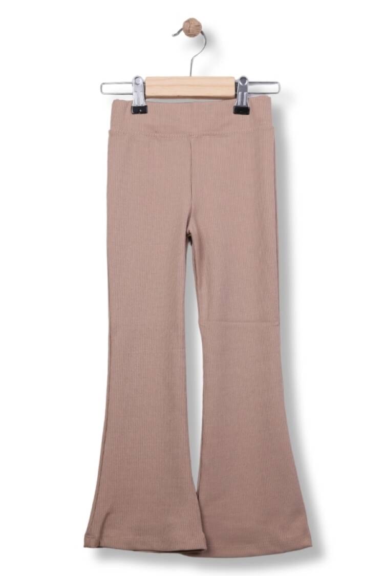 Girls' Bottom Wear - B1 - Fitilli İspanyol Paça Tayt - Brand: LANGA - Women & Kids, Baby Clothes Wholesale - Globality Store
