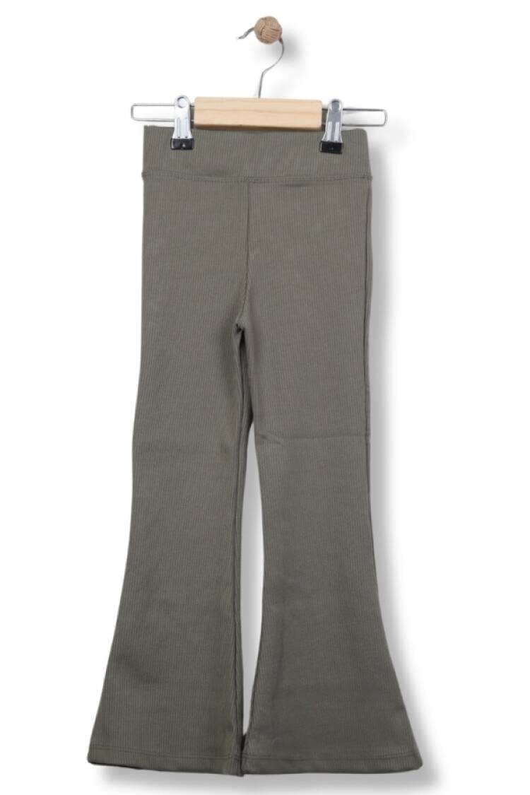 Girls' Bottom Wear - B1 - Fitilli İspanyol Paça Tayt - Brand: LANGA - Women & Kids, Baby Clothes Wholesale - Globality Store