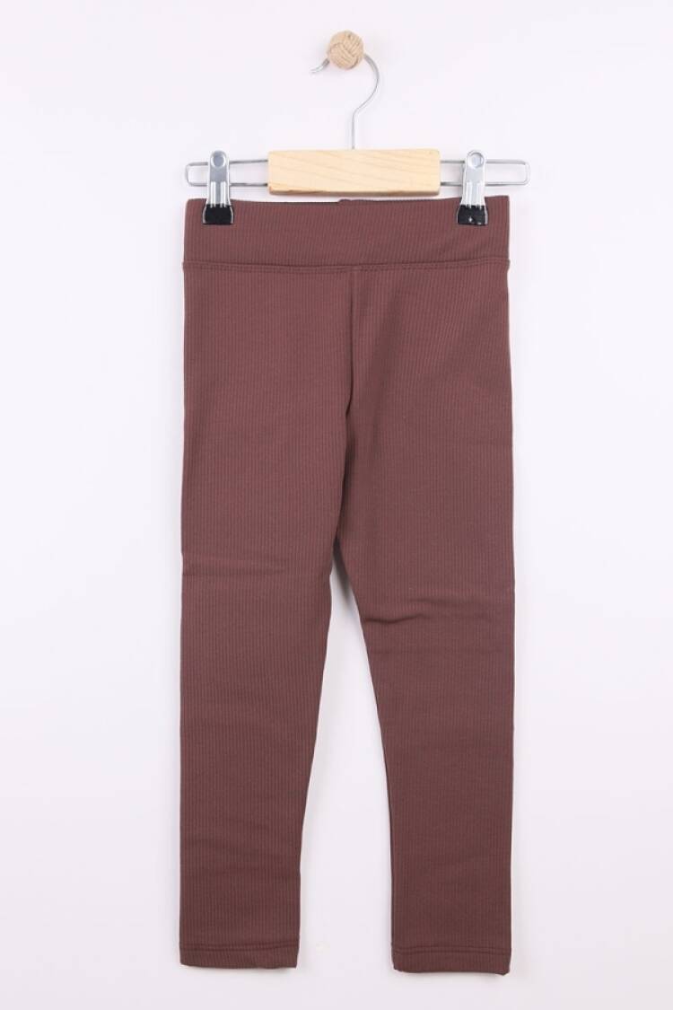 Girls' Bottom Wear - B1 - Fitilli Kız Tayt 2ip Şardonlu - Brand: LANGA - Women & Kids, Baby Clothes Wholesale - Globality Store