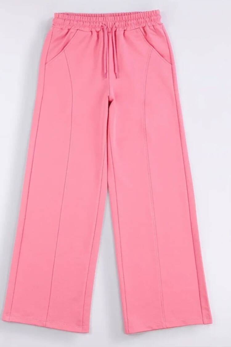Girls' Suits - B1 - Geniş Paçalı Kız Tek Alt - Brand: CARİBOU - Women & Kids, Baby Clothes Wholesale - Globality Store