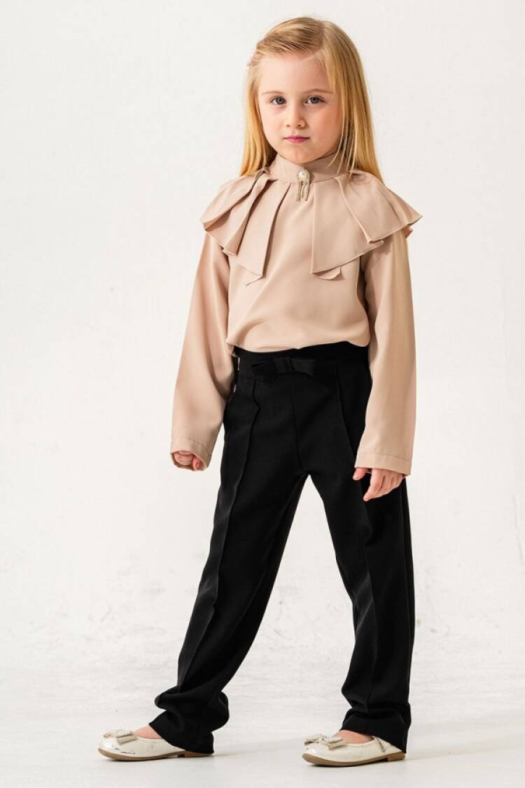 Girls' Suits - B1 - İnci Detaylı Yakalı Kız Takım - Brand: PAMPAL KİDS - Women & Kids, Baby Clothes Wholesale - Globality Store