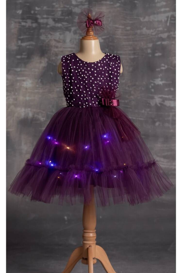 Girl's Dress - Işıklı Abiye 1042-2335 - Brand: Tivido - Women & Kids, Baby Clothes Wholesale - Globality Store