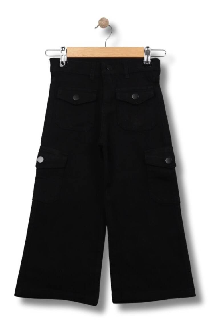 Girls' Bottom Wear - B1 - Kargo Cepli Kız Pantolon - Brand: BAYHAS - Women & Kids, Baby Clothes Wholesale - Globality Store