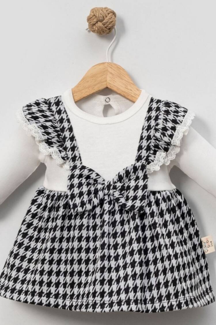 Baby Rompers and Overalls - B1 - Kazayağı Desenli Bebe Elbise - Brand: CAYZEN - Women & Kids, Baby Clothes Wholesale - Globality Store