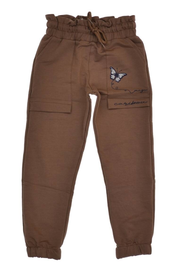 Girls' Suits - B1 - Kelebek Baskılı Kız Tek Alt - Brand: CARİBOU - Women & Kids, Baby Clothes Wholesale - Globality Store