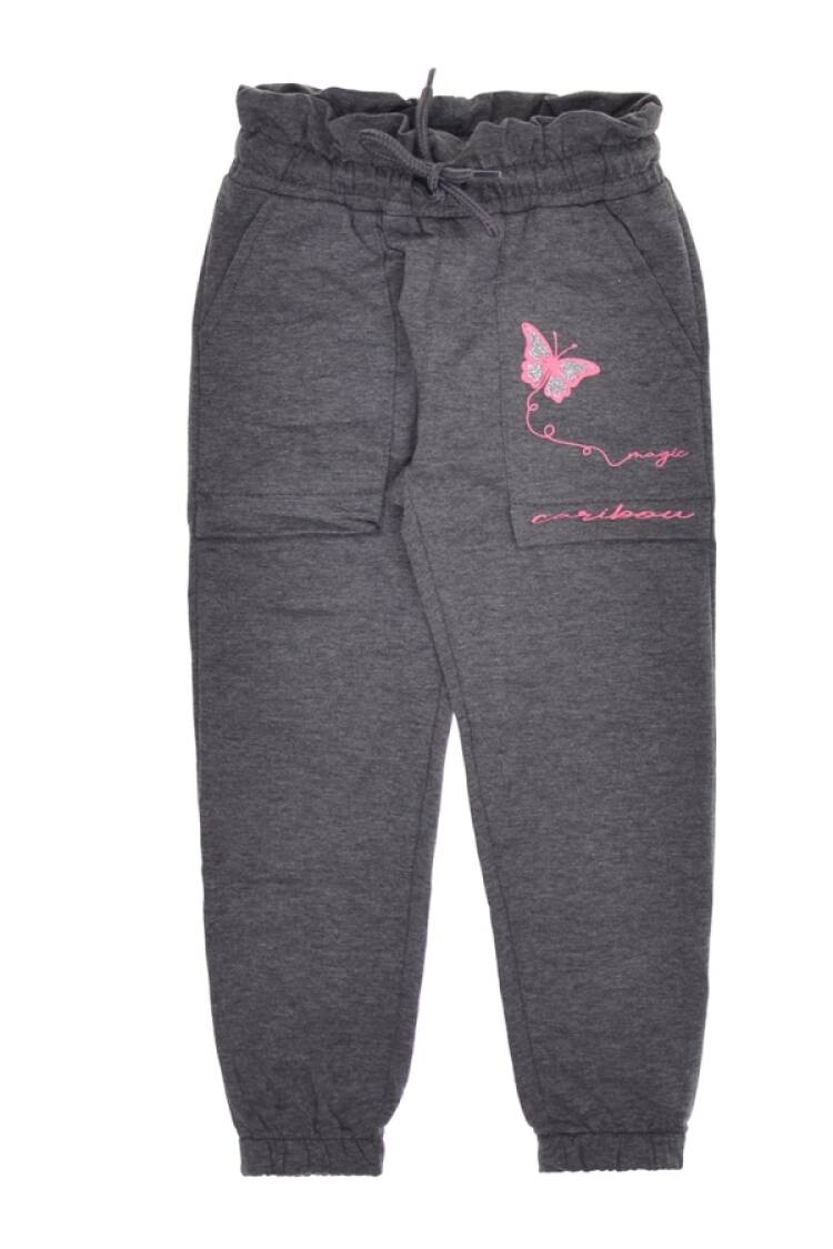 Girls' Suits - B1 - Kelebek Baskılı Kız Tek Alt - Brand: CARİBOU - Women & Kids, Baby Clothes Wholesale - Globality Store