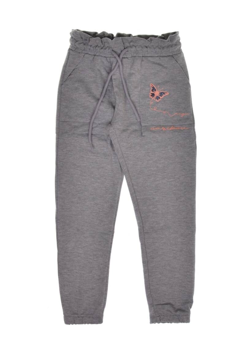 Girls' Suits - B1 - Kelebek Baskılı Kız Tek Alt - Brand: CARİBOU - Women & Kids, Baby Clothes Wholesale - Globality Store