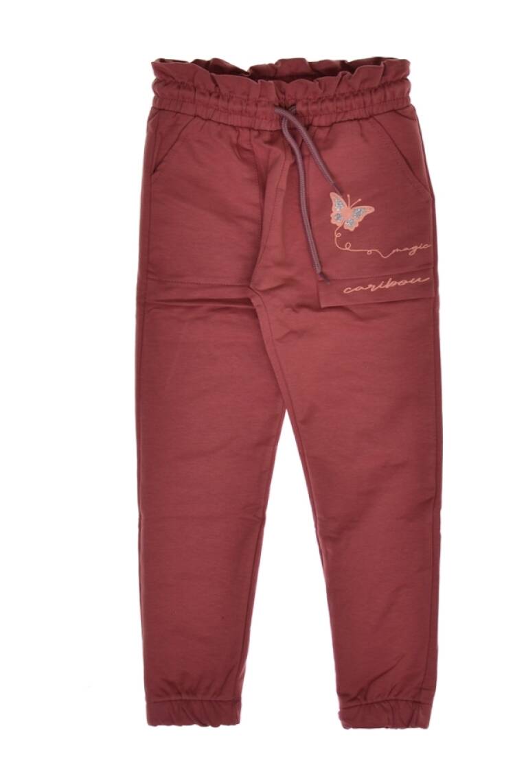 Girls' Suits - B1 - Kelebek Baskılı Kız Tek Alt - Brand: CARİBOU - Women & Kids, Baby Clothes Wholesale - Globality Store