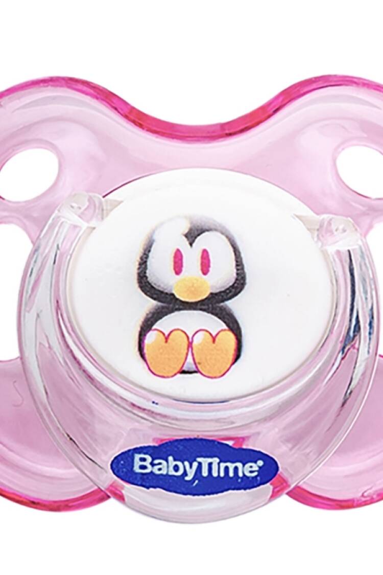 Anne Bebek Araç &amp; Gereç - B1 - Kiraz Uçlu Akide Desenli Emzik 0-6 Ay - Brand: BABY TİME - Women & Kids, Baby Clothes Wholesale - Globality Store