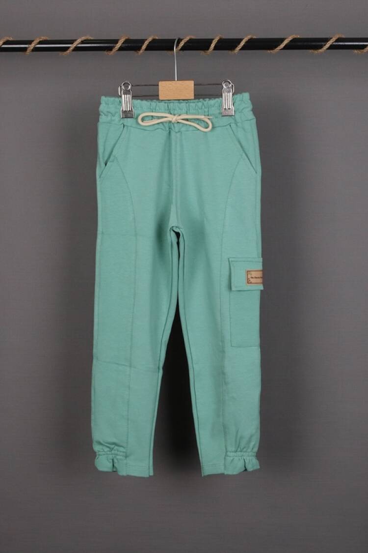 Girls' Suits - B1 - Komando Cep Detaylı Kız Tek Alt - Brand: CARİBOU - Women & Kids, Baby Clothes Wholesale - Globality Store