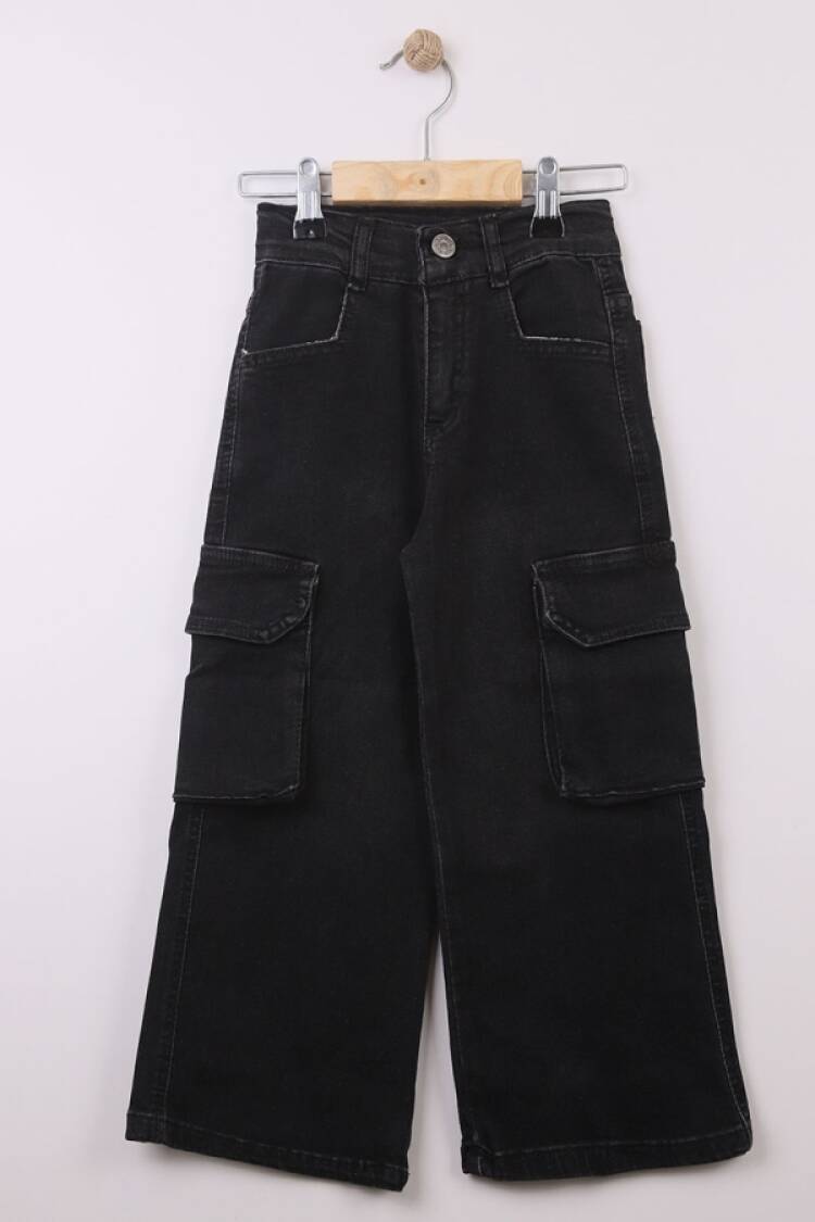 Girls' Bottom Wear - B1 - Komando Cepli Kız Pantolon - Brand: BAYHAS - Women & Kids, Baby Clothes Wholesale - Globality Store