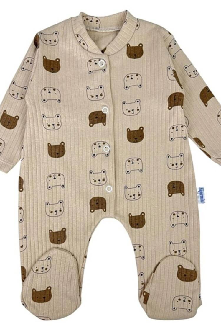 Baby Rompers and Overalls - B1 - Köpek Desenli Erkek Bebek Tulum - Brand: SÜPERMİNİ - Women & Kids, Baby Clothes Wholesale - Globality Store
