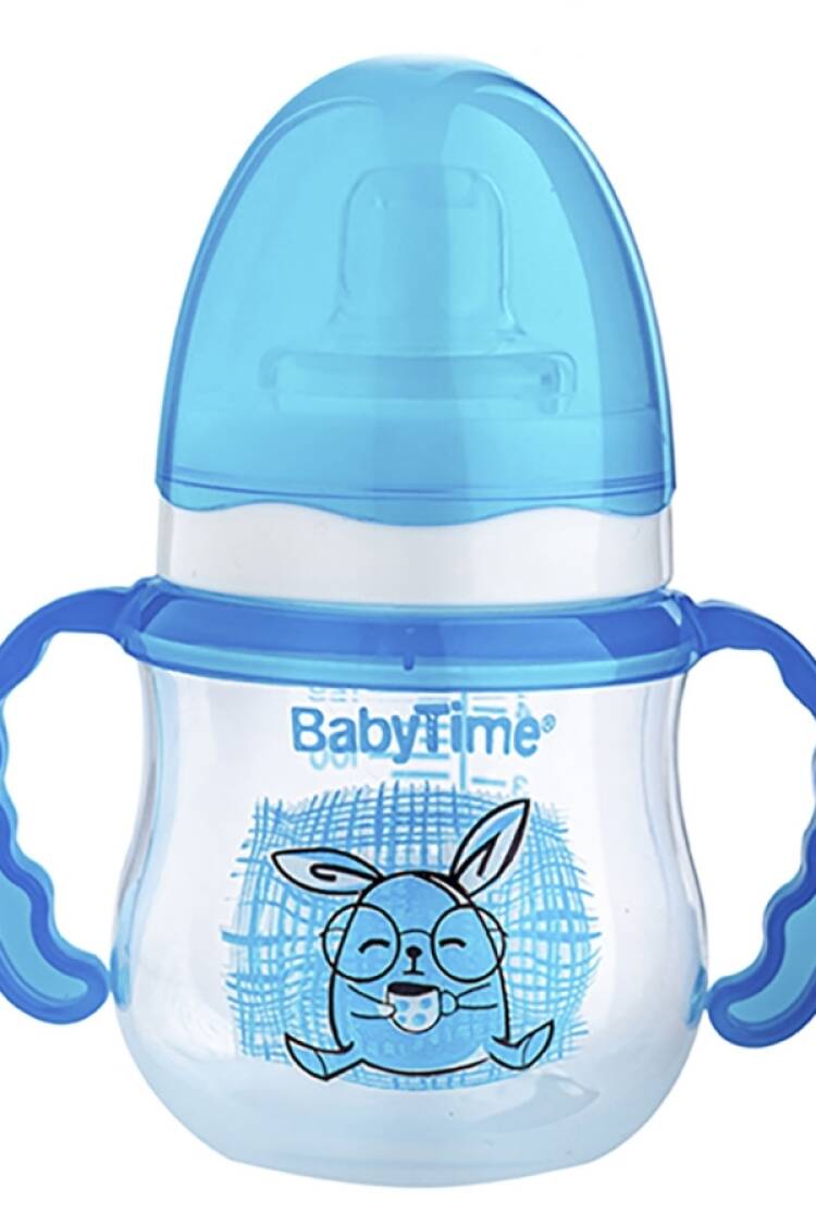 Anne Bebek Araç &amp; Gereç - B1 - Kulplu Damla Akıtmaz Alıştırma Bardağı - Brand: BABY TİME - Women & Kids, Baby Clothes Wholesale - Globality Store