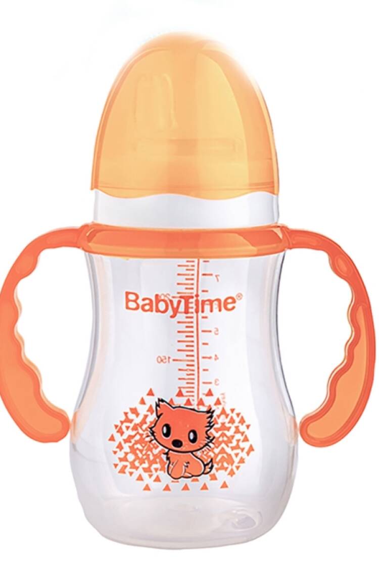 Anne Bebek Araç &amp; Gereç - B1 - Kulplu Damla Akıtmaz Bardak 250ml - Brand: BABY TİME - Women & Kids, Baby Clothes Wholesale - Globality Store