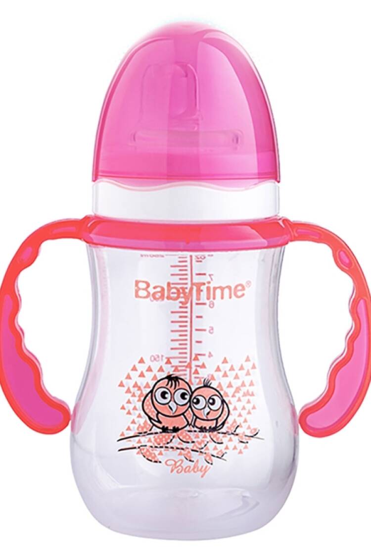 Anne Bebek Araç &amp; Gereç - B1 - Kulplu Damla Akıtmaz Bardak 250ml - Brand: BABY TİME - Women & Kids, Baby Clothes Wholesale - Globality Store