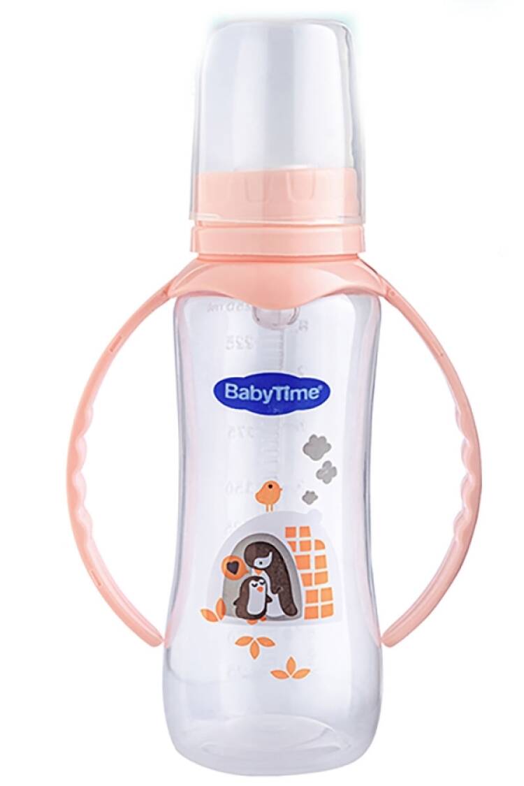 Anne Bebek Araç &amp; Gereç - B1 - Kulplu PP Biberon - Brand: BABY TİME - Women & Kids, Baby Clothes Wholesale - Globality Store