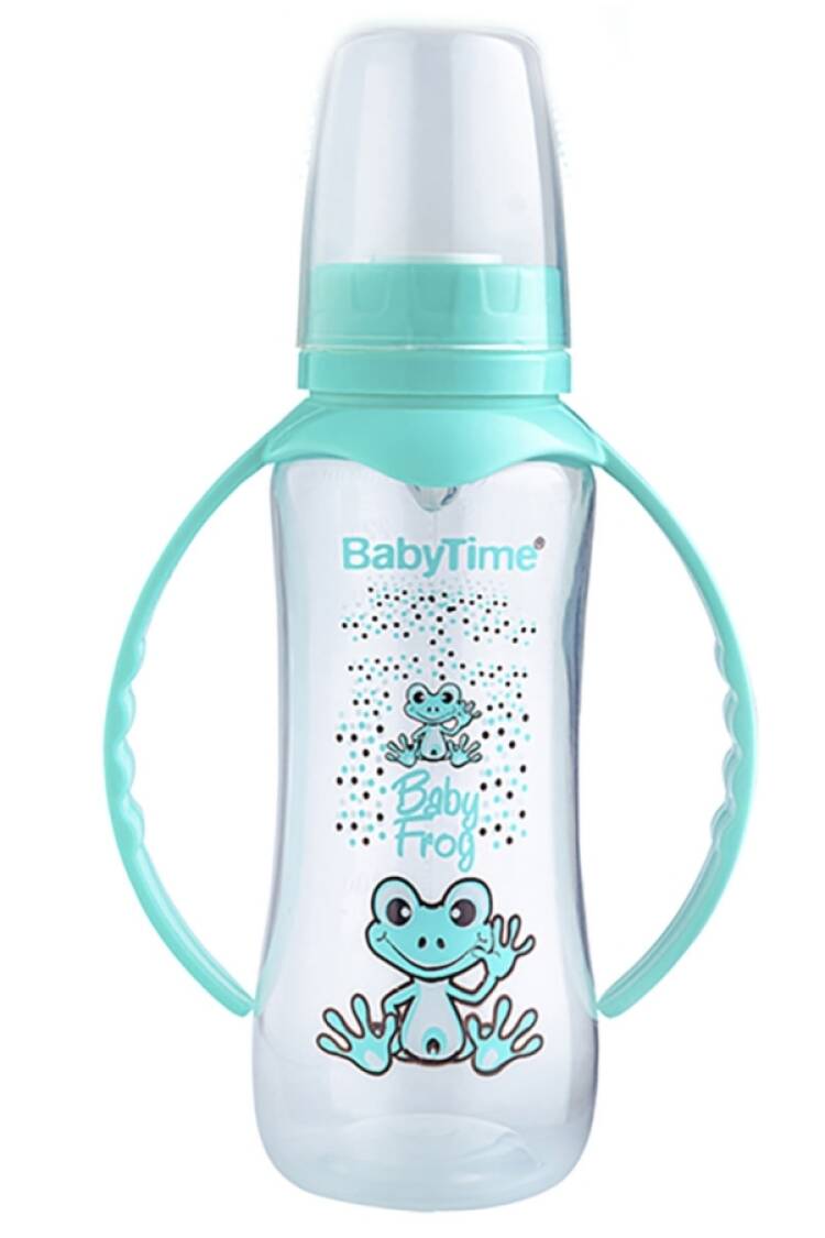 Anne Bebek Araç &amp; Gereç - B1 - Kulplu PP Biberon - Brand: BABY TİME - Women & Kids, Baby Clothes Wholesale - Globality Store