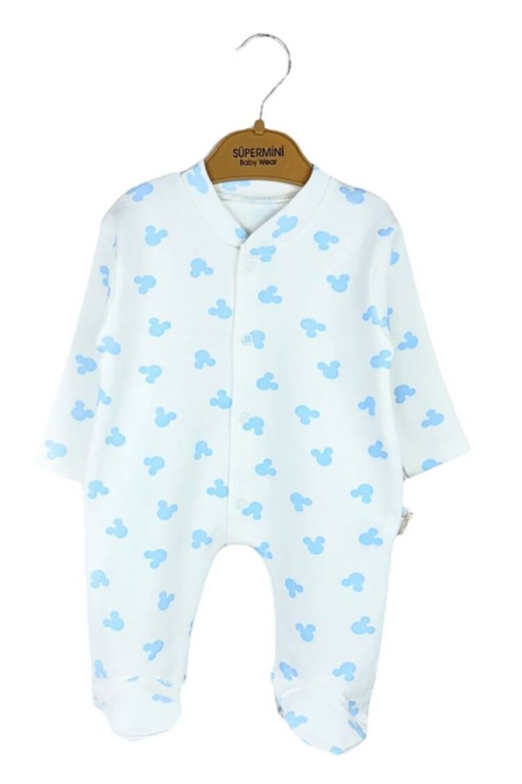 Baby Rompers and Overalls - B1 - Miki Desenli Kız Bebek Tulum - Brand: SÜPERMİNİ - Women & Kids, Baby Clothes Wholesale - Globality Store