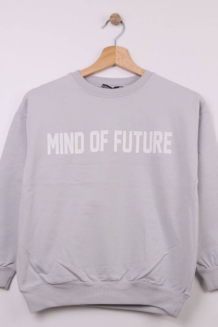 Boys' Tops - B1 - Mind Baskılı Erkek Sweat (Güneşte Renk Değiştiren Sweat) - Brand: FİRST KİDS - Women & Kids, Baby Clothes Wholesale - Globality Store