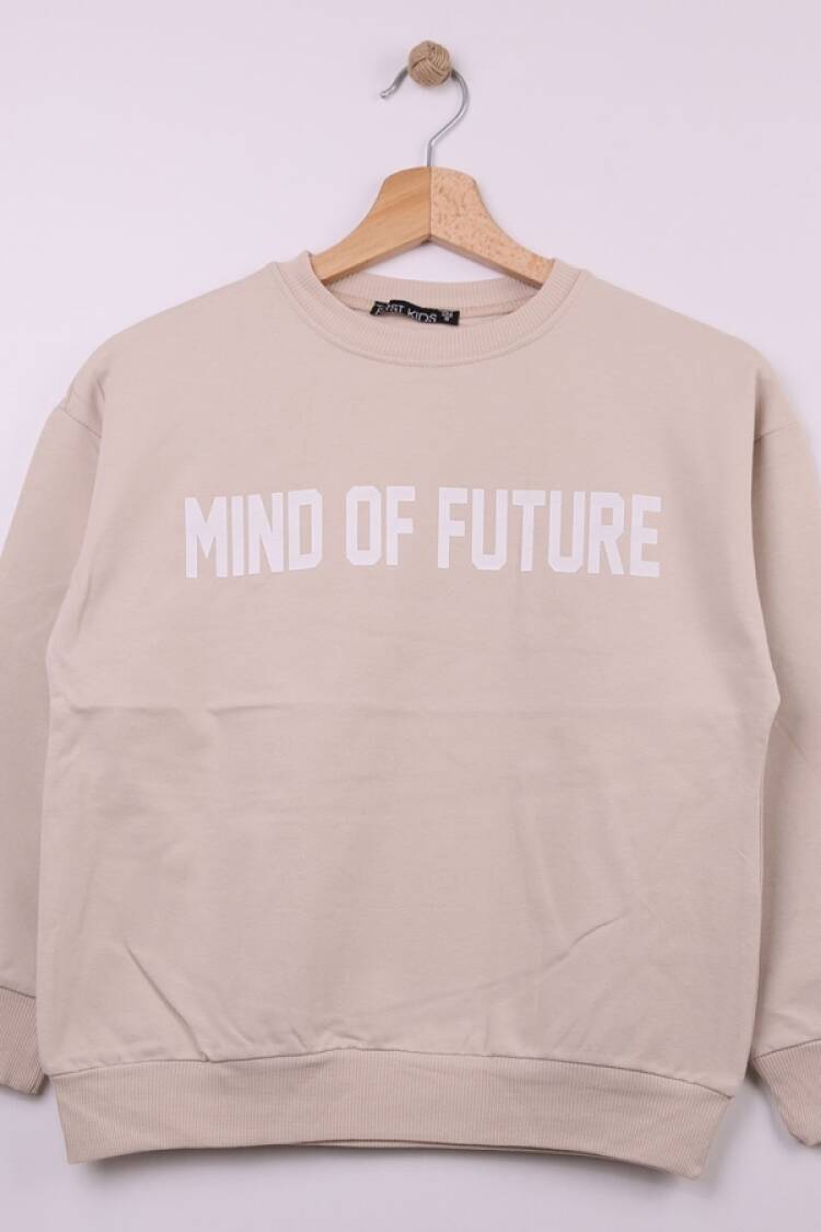 Boys' Tops - B1 - Mind Baskılı Erkek Sweat (Güneşte Renk Değiştiren Sweat) - Brand: FİRST KİDS - Women & Kids, Baby Clothes Wholesale - Globality Store