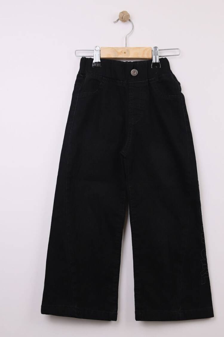 Girls' Bottom Wear - B1 - Nakışlı Kız Pantolon - Brand: BAYHAS - Women & Kids, Baby Clothes Wholesale - Globality Store