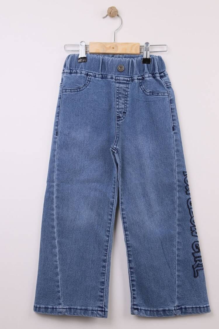 Girls' Bottom Wear - B1 - Nakışlı Kız Pantolon - Brand: BAYHAS - Women & Kids, Baby Clothes Wholesale - Globality Store
