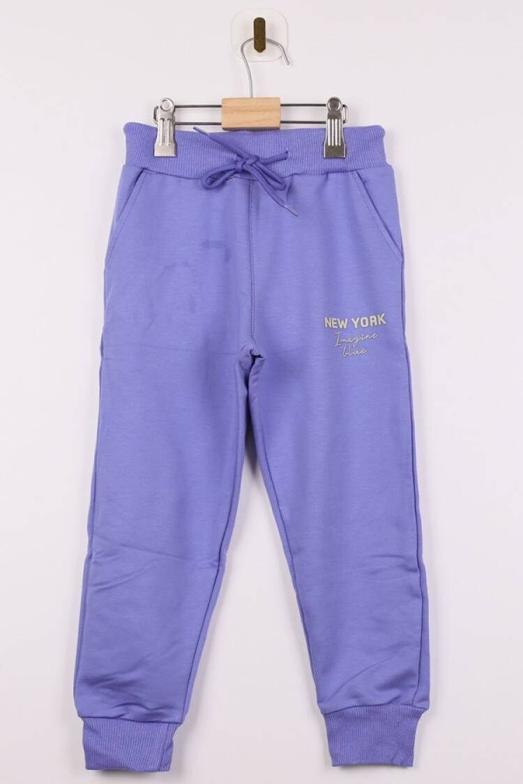 Girls' Suits - B1 - New York Baskılı Kız Tek Alt - Brand: CARİBOU - Women & Kids, Baby Clothes Wholesale - Globality Store