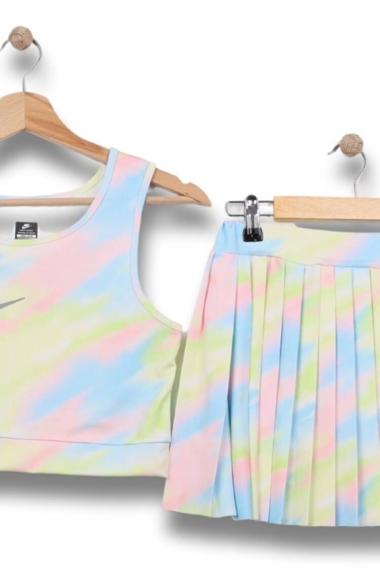 Mayo &amp; Deniz Şortu - B1 - Nike Baskılı Kız Mayo Takım - Brand: LYRA KİDS - Women & Kids, Baby Clothes Wholesale - Globality Store