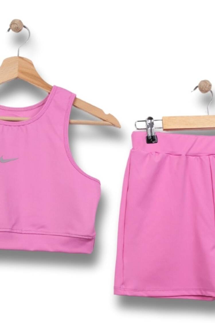 MAYO - B1 - Nike Baskılı Kız Mayo Takım - Brand: LYRA KİDS - Women & Kids, Baby Clothes Wholesale - Globality Store