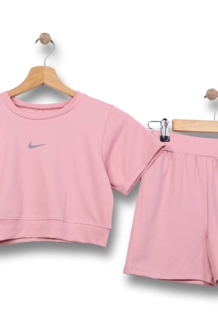 Mayo &amp; Deniz Şortu - B1 - Nike Baskılı Kız Mayo Takım - Brand: LYRA KİDS - Women & Kids, Baby Clothes Wholesale - Globality Store
