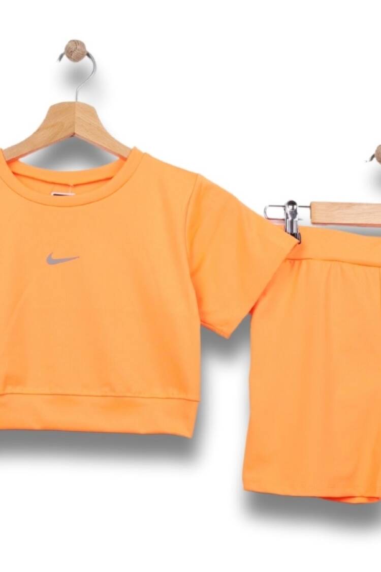 Mayo &amp; Deniz Şortu - B1 - Nike Baskılı Kız Mayo Takım - Brand: LYRA KİDS - Women & Kids, Baby Clothes Wholesale - Globality Store