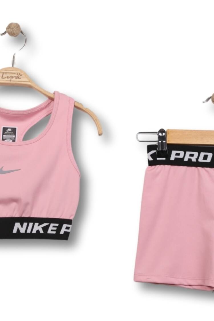 Mayo &amp; Deniz Şortu - B1 - Nike Pro Baskılı Kız Mayo Takım - Brand: LYRA KİDS - Women & Kids, Baby Clothes Wholesale - Globality Store