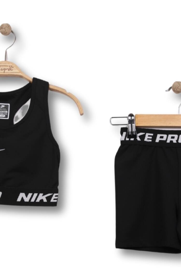 Mayo &amp; Deniz Şortu - B1 - Nike Pro Baskılı Kız Mayo Takım - Brand: LYRA KİDS - Women & Kids, Baby Clothes Wholesale - Globality Store