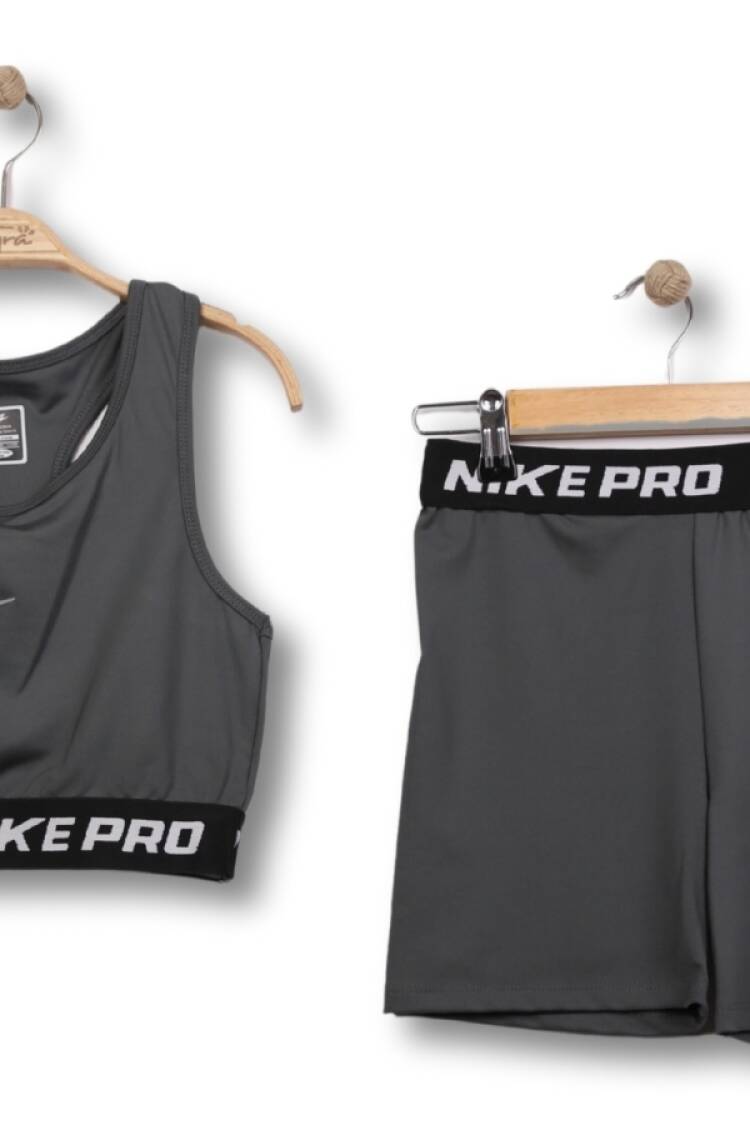 Mayo &amp; Deniz Şortu - B1 - Nike Pro Baskılı Kız Mayo Takım - Brand: LYRA KİDS - Women & Kids, Baby Clothes Wholesale - Globality Store