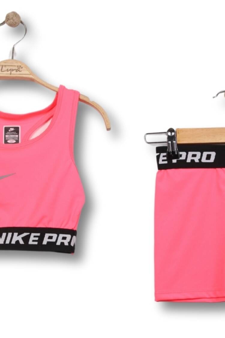 Mayo &amp; Deniz Şortu - B1 - Nike Pro Baskılı Kız Mayo Takım - Brand: LYRA KİDS - Women & Kids, Baby Clothes Wholesale - Globality Store