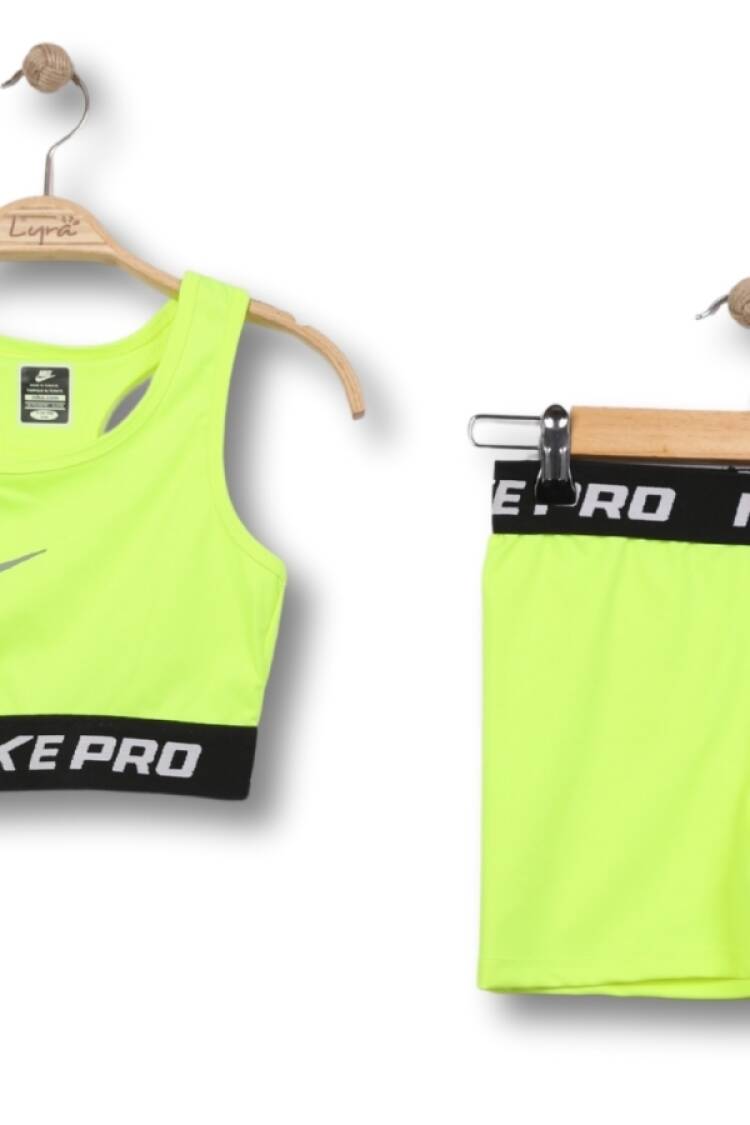 Mayo &amp; Deniz Şortu - B1 - Nike Pro Baskılı Kız Mayo Takım - Brand: LYRA KİDS - Women & Kids, Baby Clothes Wholesale - Globality Store