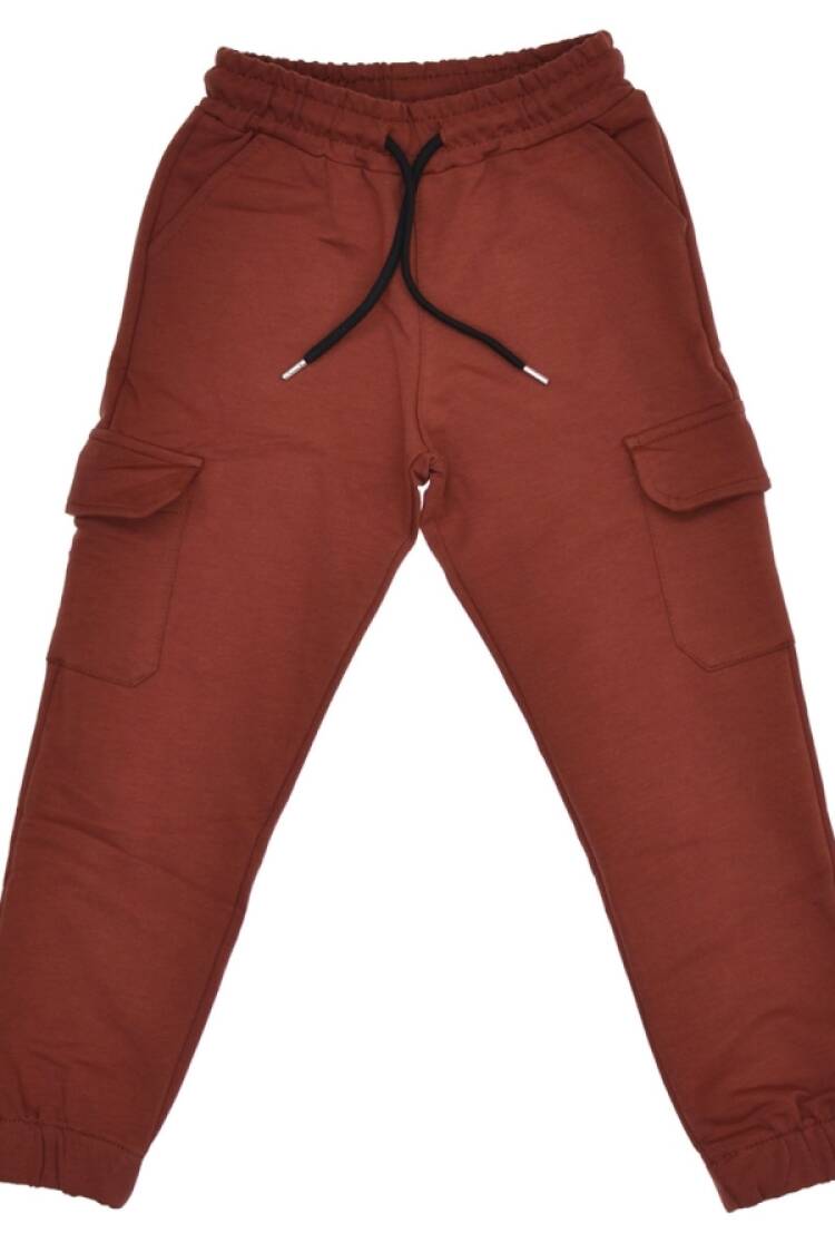 Girls' Suits - B1 - Paçası Lastikli Komando Cepli Kız Tek Alt - Brand: CARİBOU - Women & Kids, Baby Clothes Wholesale - Globality Store