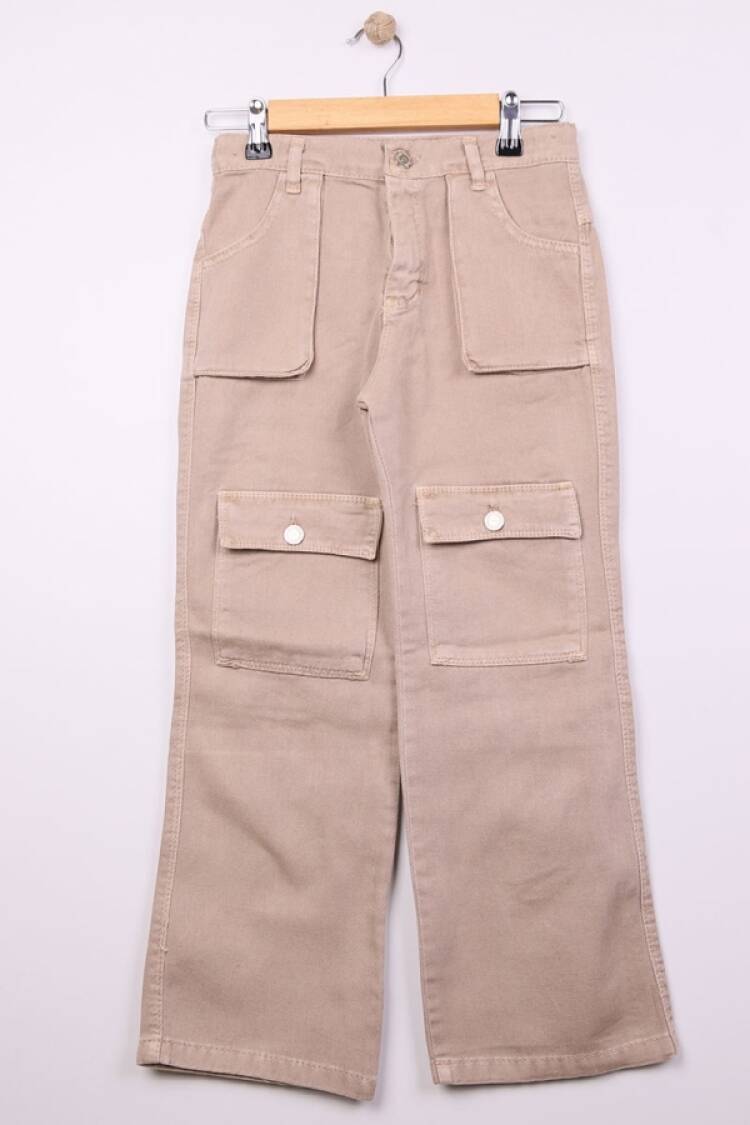 Girls' Bottom Wear - B1 - Pfd Komando Cepli Kız Pantolon - Brand: SÜZGÜN - Women & Kids, Baby Clothes Wholesale - Globality Store