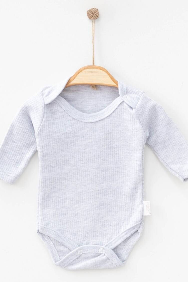 Baby Tops - B1 - Raporlu Unisex Çıtçıtlı Badi - Brand: NAYINOM - Women & Kids, Baby Clothes Wholesale - Globality Store