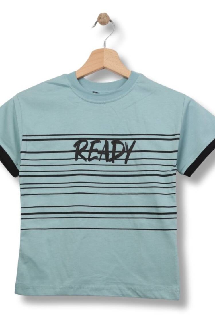 Boys' Tops - B1 - Ready Baskılı Erkek Tişört - Brand: FİRST KİDS - Women & Kids, Baby Clothes Wholesale - Globality Store