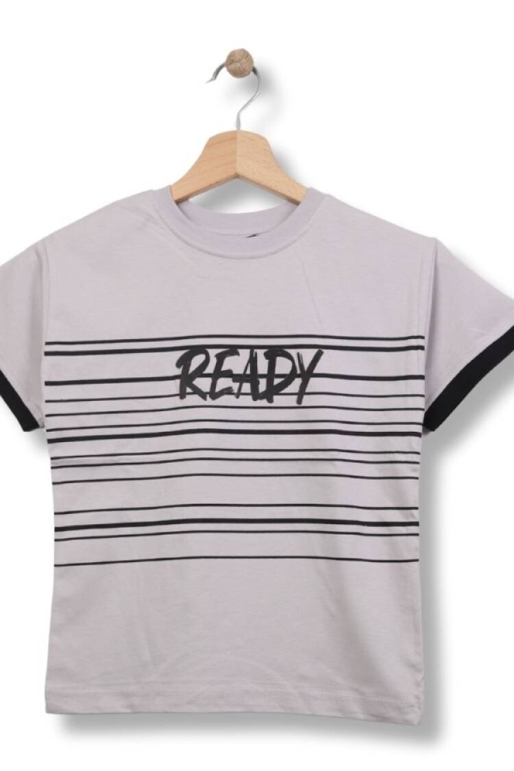 Boys' Tops - B1 - Ready Baskılı Erkek Tişört - Brand: FİRST KİDS - Women & Kids, Baby Clothes Wholesale - Globality Store