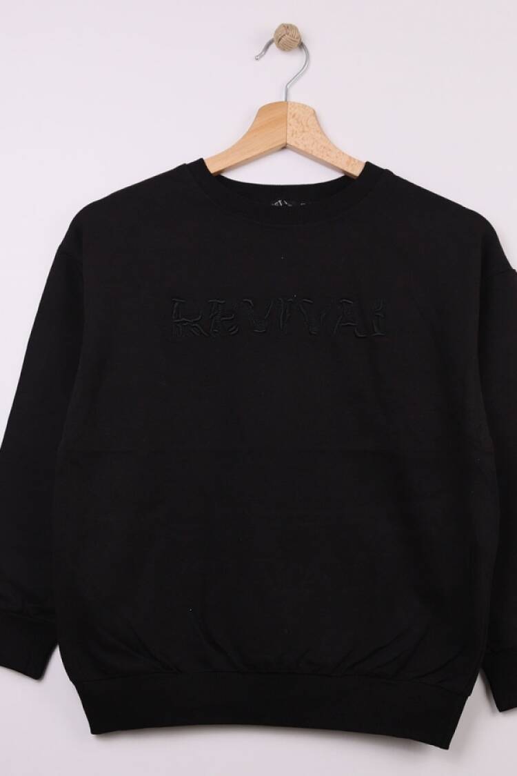 Boys' Tops - B1 - Revival Baskılı Erkek Sweat - Brand: FİRST KİDS - Women & Kids, Baby Clothes Wholesale - Globality Store