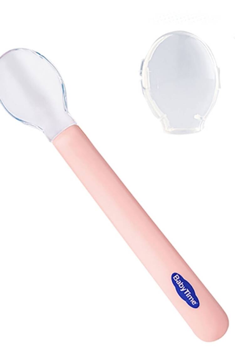 Anne Bebek Araç &amp; Gereç - B1 - Silikon Mama Kaşığı - Brand: BABY TİME - Women & Kids, Baby Clothes Wholesale - Globality Store