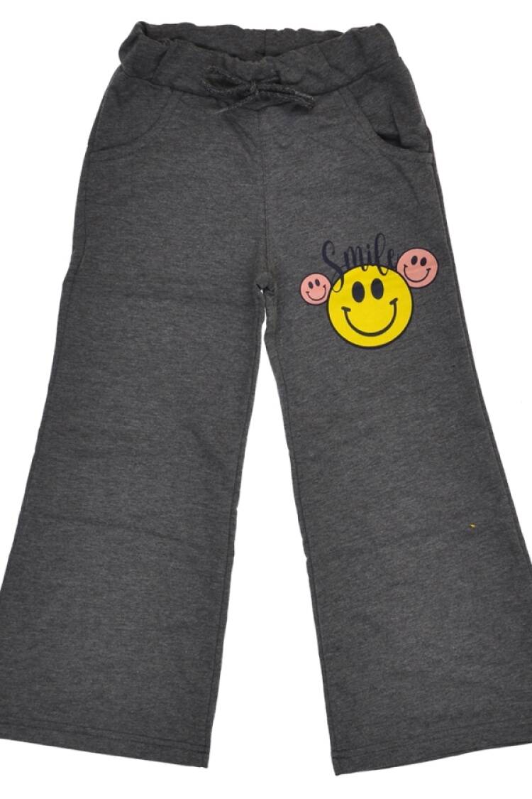 Girls' Suits - B1 - Smile Baskılı Kız Tek Alt - Brand: CARİBOU - Women & Kids, Baby Clothes Wholesale - Globality Store