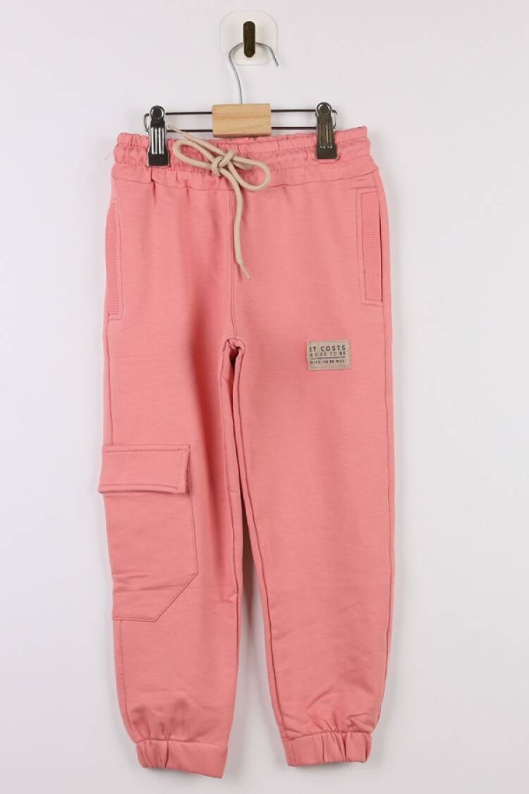 Girls' Suits - B1 - Tek Komando Cepli Kız Tek Alt - Brand: CARİBOU - Women & Kids, Baby Clothes Wholesale - Globality Store